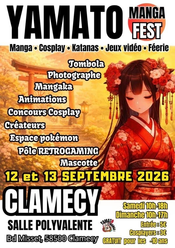 YAMATO MANGA FEST – CLAMECY 2026